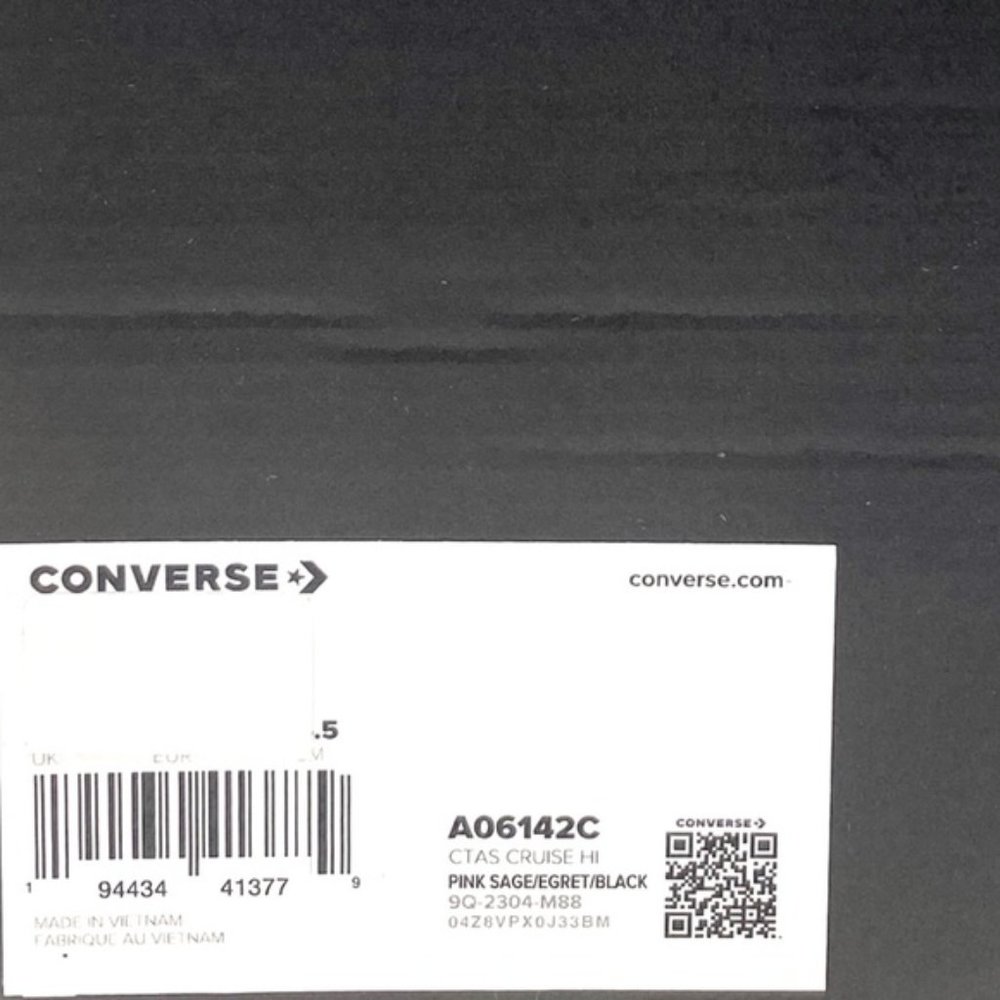 Converse Chuck Taylor Cruise Shoes High Sneakers Canvas Suede Pink Women A06142C - Picture 8 of 9